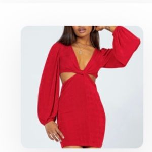 NWT Adi cut out mini dress